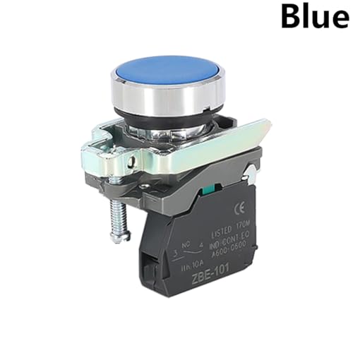 Bouton poussoir Xb4-ba21 resout pannes commande electrique jaune remplacement - 5