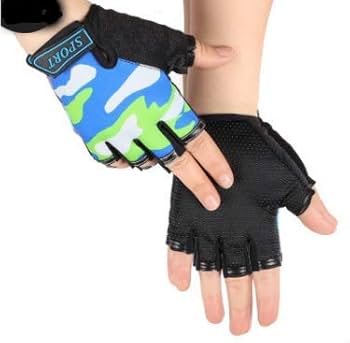 Amazon.co.jp: サイクリンググローブ キッズ 指切り 手袋 子供用