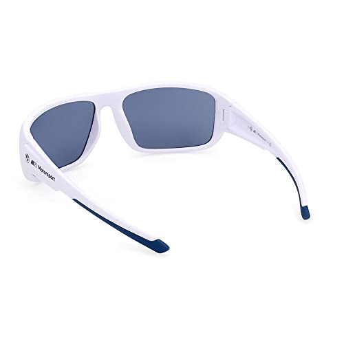 BMW MOTORSPORT Men's Injected Sun Glasses Rectangular Sunglasses3