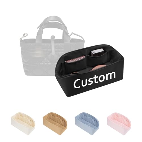 Image of Purse Organizer Insert for Lady /Toujours Bags, Satin Luxury Bag Insert, Lightweight & Portable Purse Shaper with Pockets, Ideal for Travel, Shopping, and Daily Use(Custom)