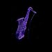 Produktbild 3D Illusion Lampe Musikinstrument Saxophon Led Nachtlicht7 Farben Ändern Schreibtischlampe Mit Usb-Kabel Kinder Stimmungslicht Fernbedienung Nachttischlampe Für Kinder Weihnachts Geschenk
