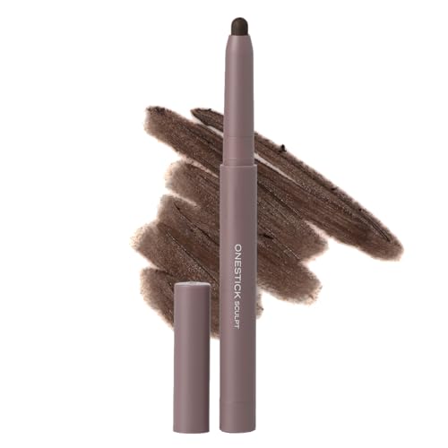 Ruby’s Organics OneStick Lipstick for Women- Sculpt, Lip and Cheek Contour Crayon, Matte Finish, Lip Makeup- Enriched with Antioxidants and Vitamins, Chemical Free- Espresso