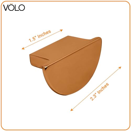 Image of VOLO Cabinet Drawer Knob /knobs for Drawers /Drawer knobs /Handle /knobs for cabinets /Pull Handle (S-183) (Rose Gold, 1)