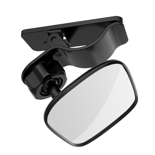Outanaya 車用調節可能補助ミラー 吸盤式後視鏡 対応 広角視野拡大 ユニバーサル車内リアビューミラー