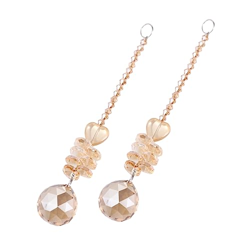 Toddmomy 2pièces Suspendus pour Décoration De Fenêtre Plafond Arc-Ciel Octogonales pour Lustre Et Chakra Lsdz