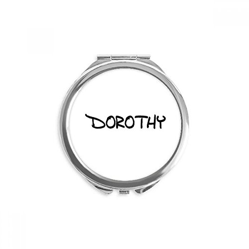 Miroir Dorothy personnalisé écriture manuscrite idée cadeau maquillage de poche