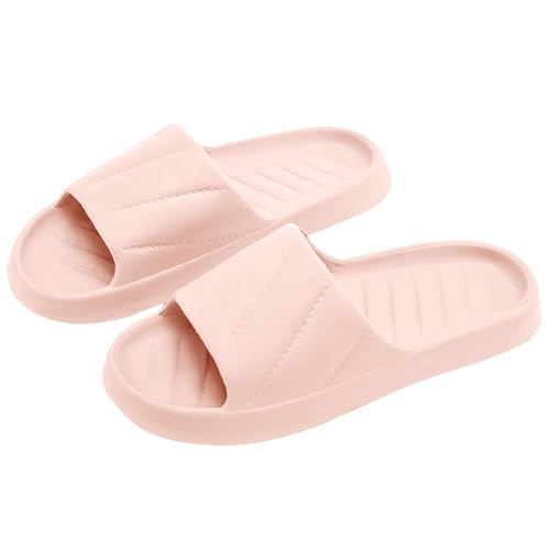 Pillow Slippers for Women and Men Lightweight Soft Sole Quick Dry House Shoes Cushioned Anti-Slip Shower Sandals