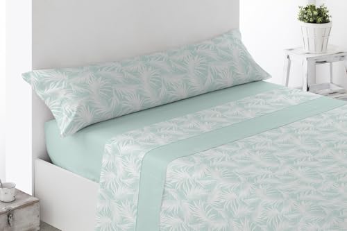REGALITOSTV  JUNAY * Juego Completo SÁBANAS Polar 3 Piezas PIRINEO Invierno (Grosor 120 g) Bajera ELÁSTICA ENCIMERA Y 1 Funda Almohada (150_x_200_cm, Morado)