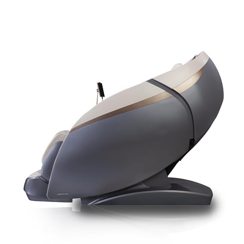 Image of ROBOTICVIBE RV9090 4D Massage Chair | Dual-Core System | 28 Auto Programs | 143cm SL-Track | Negative Ion Air-Purification | Voice Control | V-Hand Techniques | Airbags - Beige