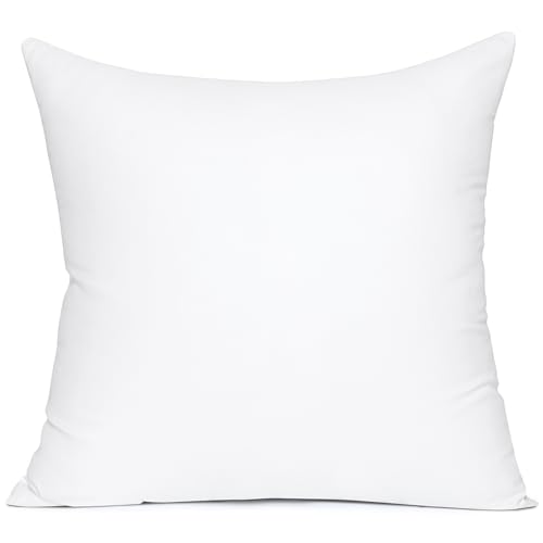 MIULEE 24x24 Inch Throw Pillow Insert Premium Throw Pillow Polyester Microfiber Stuffer Pillow for Sofa Bed Couch