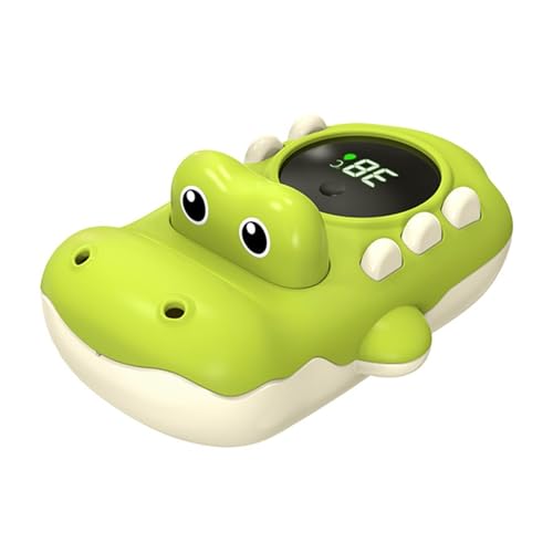 Thermomètre crocodile avec alerte LED pour le bain de bébé