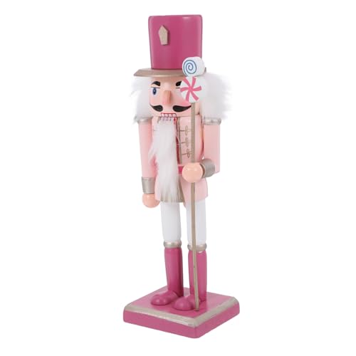 Amosfun 26cm Nussknacker-soldatpuppe Aus Holz in Macaron-Farbe...