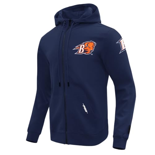 Image of Pro Standard Mens College Classic Chenille Cotton Double Knit Full Zip Hoodie