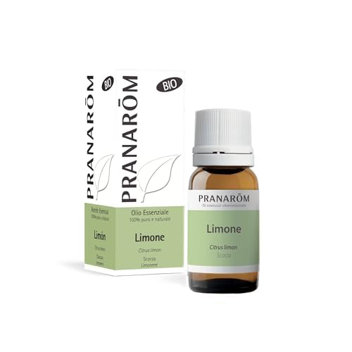 Pranarôm - Aceite Esencial de Limón Orgánico | 100% Puro, Natural y Químiotipado | Digestión, Piel y Cabello | Uso Alimentario y Difusión | 10 ml