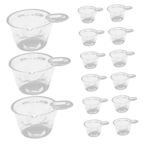 KONTONTY 100pcs Pigment Mixing Cups Reusable Plastic Stir Cups for DIY Epoxy Crafts