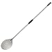 SHANGPEIXUAN 9'' Turning Pizza Peel,Stainless Steel Pizza Paddle with 47 Inch Long Handle