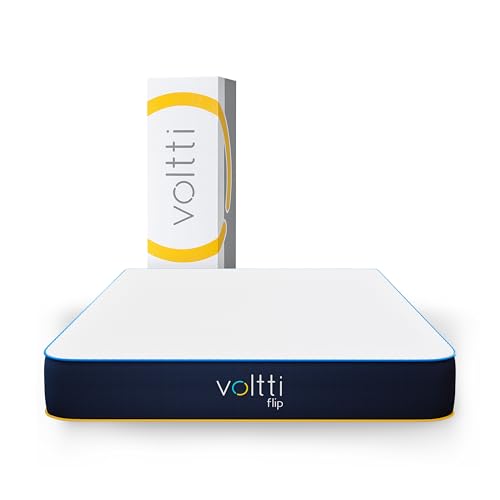 La Mejor Recopilación de Colchon Matrimonial Aurrera comprados en linea. 42 Voltti Colchón Matrimonial Doble Confort | 20 CM | Reversible con 2 Diferentes Firmezas | Nano Memory Foam | Ergonómico y Ortopédico | Disminuye Puntos de Presión