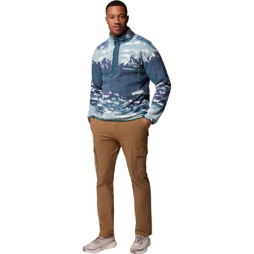 Image of Columbia Helvetia II Printed Half Snap Fleece