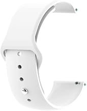 MELFO Smart Watch Strap Compatible with Noise Colorfit Pro 3 Assist - Button Silicon Strap