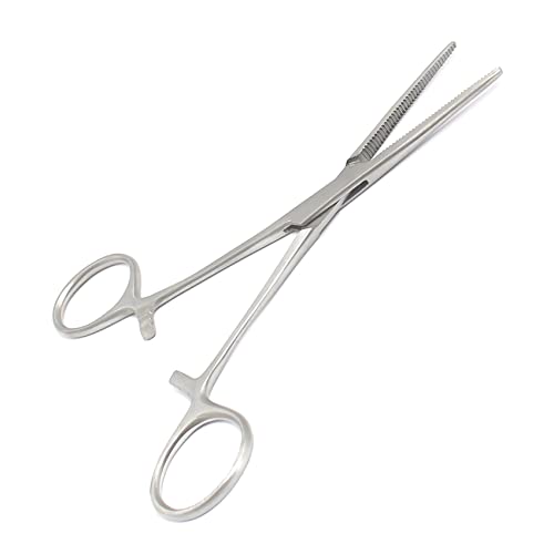 Set of 3 Hemostat Locking Forceps 6.25 Inches, Straight Stainless Steel - Multipurpose Ideal Hemostats for Nurses, Fishing Forceps, Crafts and Hobby image 4