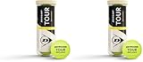 DUNLOP Pelota de Tenis Tour Brilliance: para Todas Las Superficies (3 Pelotas) (Paquete de 2)
