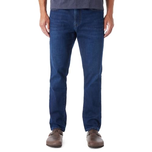 Fair Harbor The Ultra-Stretch Driftwood Denim –– Men's Straight-Fit Denim Pant, 32-Inch Inseam – Soft-Stretch, Authentic Wash2