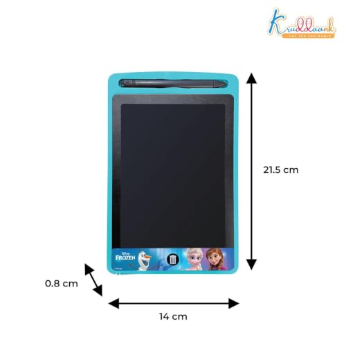 Image of 8.5 inch Frozen LCD Writing Tablet, Electronic Drawing Pad & Magic Slate for Kids, Toddler Travel Doodle Board with Lock Function, Portable Birthday Gift for 3-9 Year Old Boys & Girls, Blue