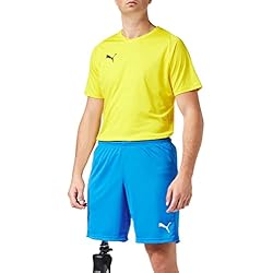 Liga Shorts Core Pantalones Informales para Hombre 5 PUMA Hombre Pantalones Cortos, Azul (Electric Blue Lemonade-White), L
