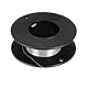 QUARKZMAN 2 Stück 30 Gauge Nichrome Heizdraht 0.1mm x 25m Cr20Ni80 Schneidedraht Widerstandsdraht Hochtemperatur für Reparatur von Elektronischen Komponenten Chemie Technik Heizelemente