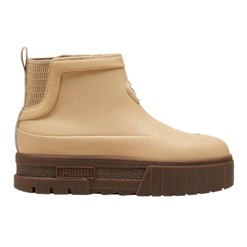 PUMA Womens Mayze Wellis Chelsea Casual Boots Ankle - Beige - Size 7 M