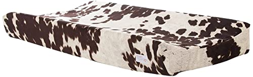Western Cowboy Changing Pad Cover Super Soft Brown Cowhide #TOP23