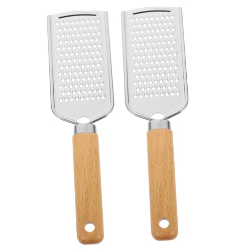 2 piezas ralladores de queso de acero inoxidable multifuncionales miniatura 1