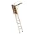 Nuvo Iron Wood Pull Down Attic Ladder for Openings of 25.5" x 54" & up to 10' High Ceilings