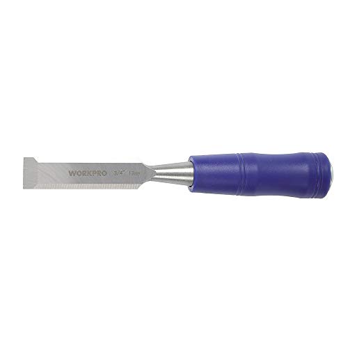 WORKPRO W043002 Wood Chisel, 3/4 In. Wide Blade, Hardened and