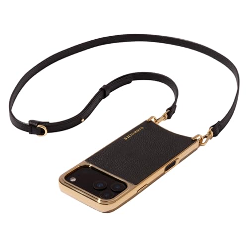 BANDOLIER �o���h�����[ �X�}�z�V�����_�[ iPhone17 �p 17Pro �p 17Pro Max �p iPhone Air �p �X�}�z�P�[�X �A�C�t�H�� ���C�i �N���[�� �S�[���h RAYNA CHROME GOLD 12RAY �u���b�N iP