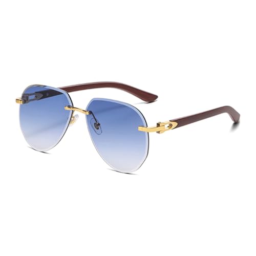 Lunettes de soleil rétro de qualité supérieure avec monture large en métal et finition soignée