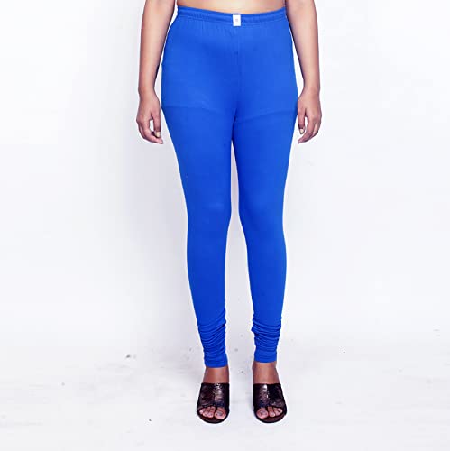 Image of Le-Soft Ladies Cotton Legging | Buttery Soft Stretchy Fit | Churidar Length | Leggings for Women and Girls | Small - 3XL Plus