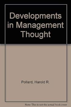 Paperback Developments in Management Thought Book