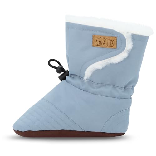 JAN & JUL Faux Fur Lined Winter Booties for Babies and Toddlers