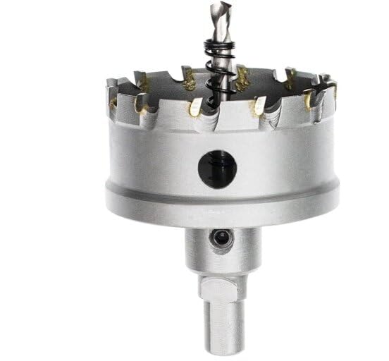 SUQIN Tungsten Carbide Teeth Hole Saw 24mm，TCT Heavy Duty Industrial Grade Hole Cutter For Stainless Steel, Metal, Alloy, Copper,Cast Iron,Wood, Plastics