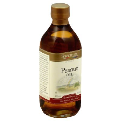 Spectrum Naturals Unrefined Peanut Oil 16 Oz (Pack of 3)