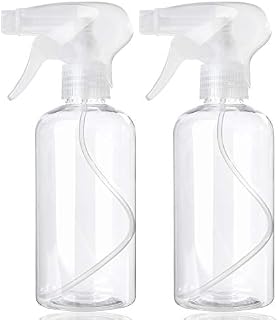 SanFok 2 Pieces Mist Spray Bottles Durable Empty Trigger Sprayer Bottle For Kitchen,Gardening,Cleaning,400ml