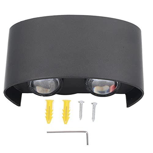 Applique murale LED extérieure étanche avec diffuseur de lumière et clé de montage