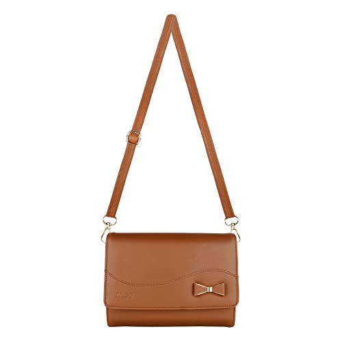Image of ALSU Women's Sling Bag | Cross body bag| Side bag| Credit car slots| zipper pockets| detachable straps| adjustable straps| daily use| phone pockets