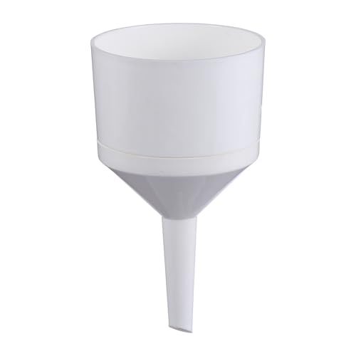 EXAOMBLE 2pcs 70mm Plastic Filtration Funnel Set with Filter Paper Support, Sturdy Pp Material for Scientific and Industrial Use