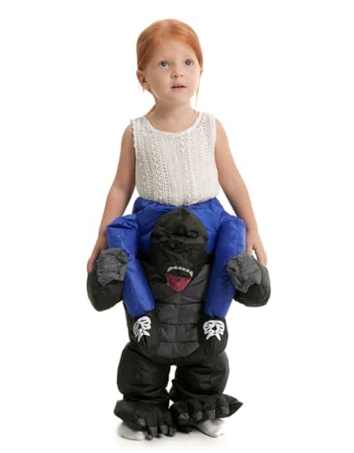 Disfraz Inflable de Gorila para Niños 4-6 Años miniatura 1