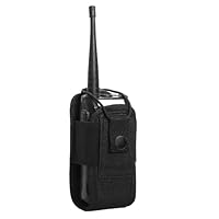 Walkie Talkie Tasche Nylon-Funkgerätetasche MOLLE Funkgerätehalter Verstellbare Funkgeräte Holster Intercom Tasche Interphone Pouch für Weste Walkie Talkie Halter Radio Holster für Gürtel Belt Radio
