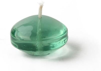 CFG-106-12 1.75 in. Clear Gel Floating Candles Aqua - 144 Piece