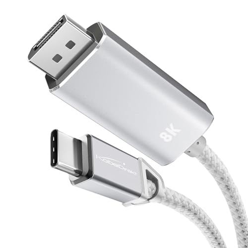 Cable USB C a DisplayPort 1.4 KabelDirekt de 2m para conectar la laptop a la TV de casa