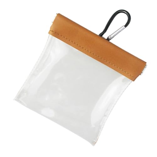 HUANGENG Bolsas ligeras para camisetas de golf, bolsa de almacenamiento transparente con clip para pelotas de golf al aire libre, suministros de golf